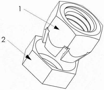 Punching method to prevent looseness