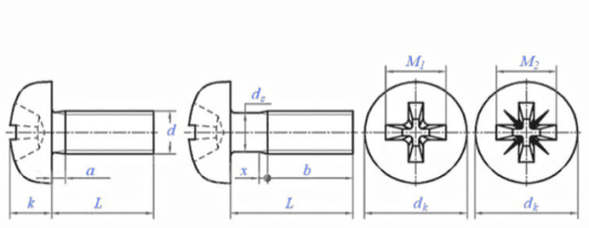 bolts drawing designed by yijin hardware engineer