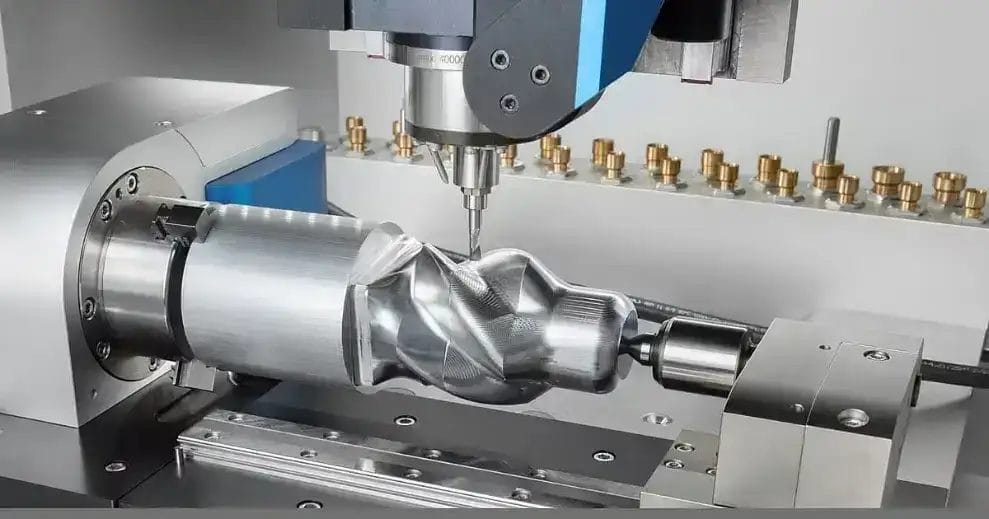 Mecanizado CNC de 4 ejes