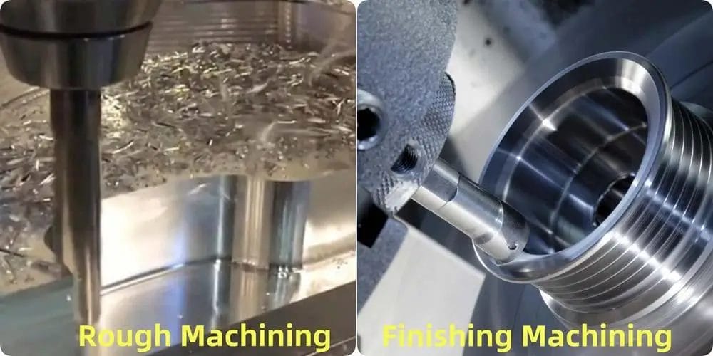 Roughing vs Finishining Machining