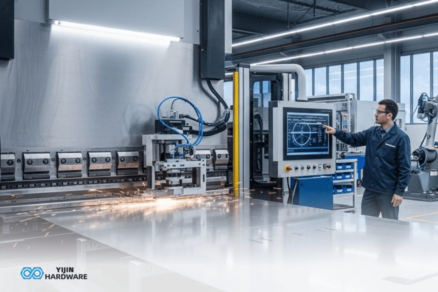 cas de traitement de tôles de précision de qualité aérospatiale