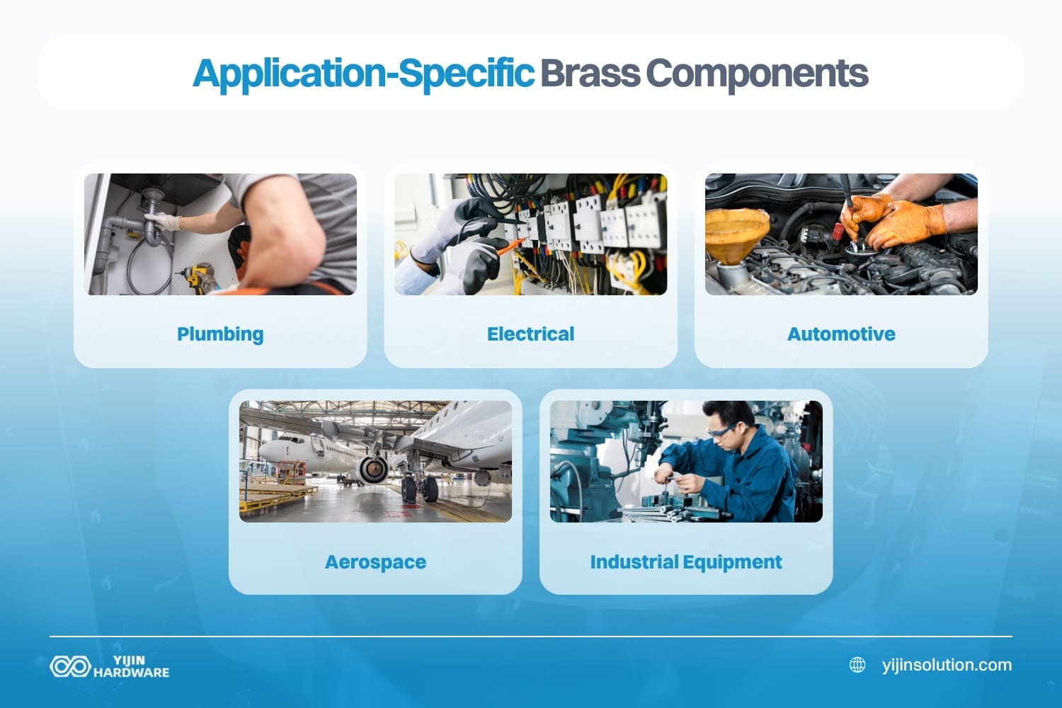 application specific brass components