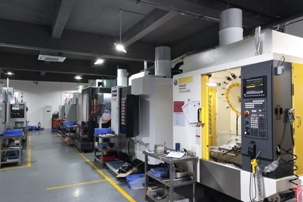 cnc fanuc machining centers factory view 03