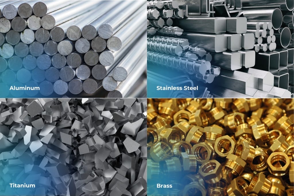 cnc screw machining materials