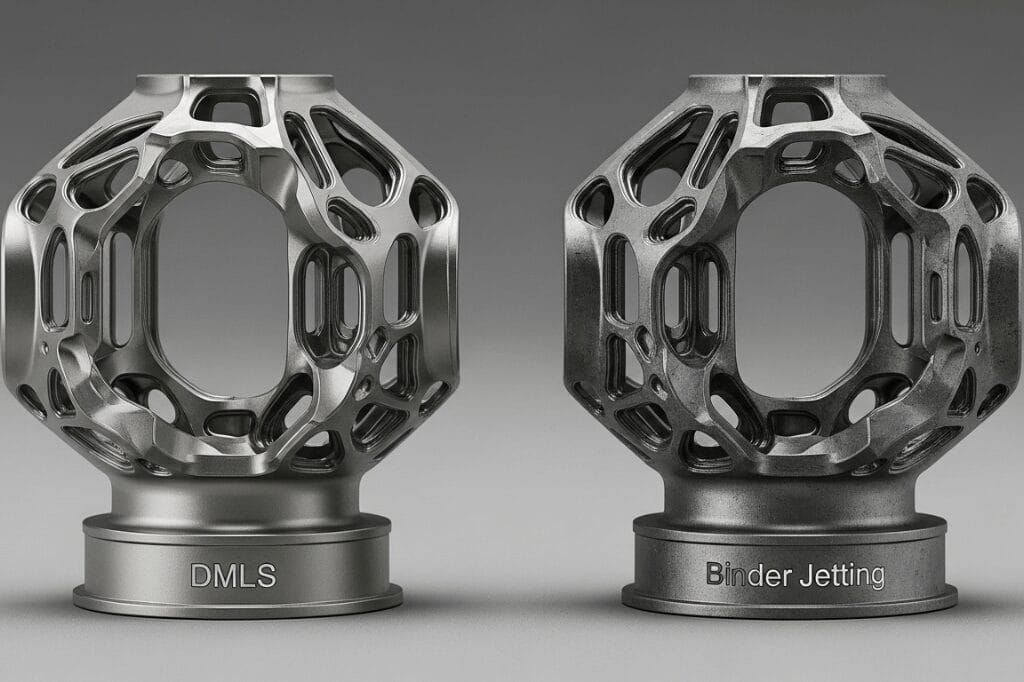 how do dmls and binder jetting compare for your application metal 3d printing