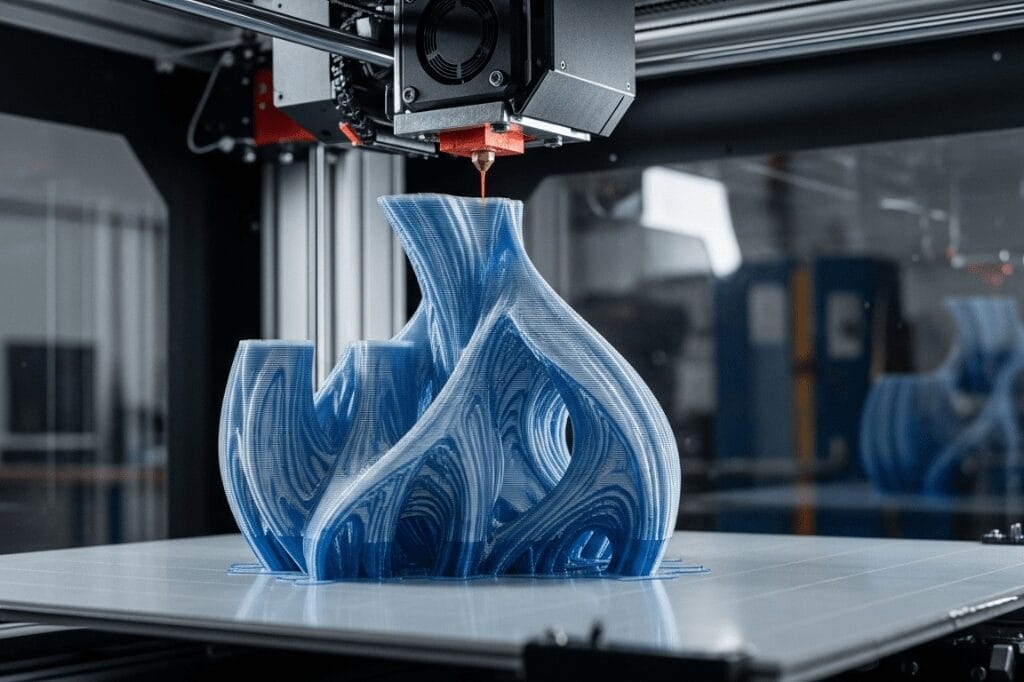 how does the large format 3d printing process work