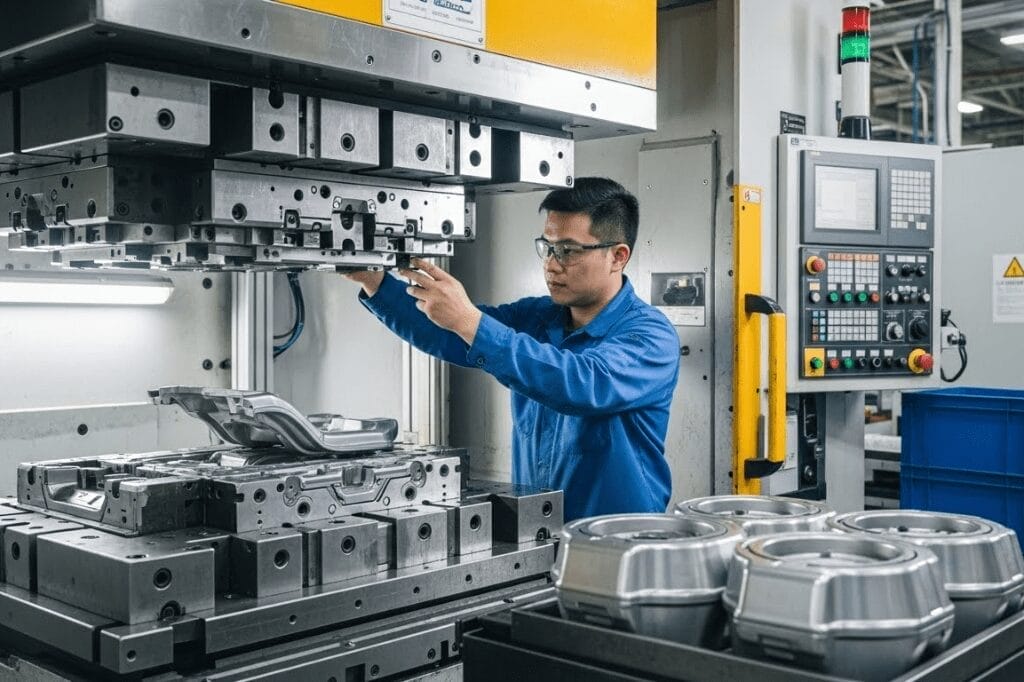 how does the sheet metal stamping process work