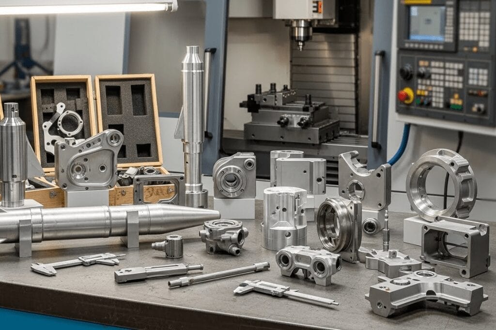 key cnc machining specifications for defense parts