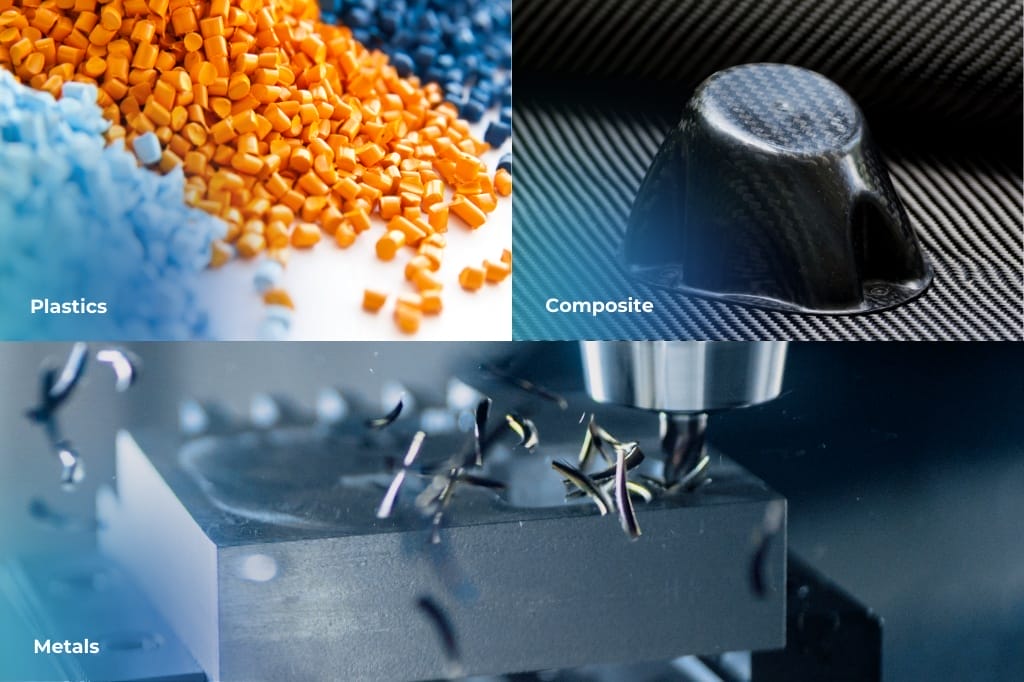 materials used in high volume machining