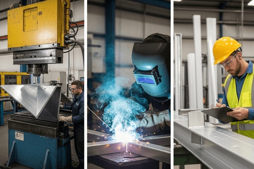 unser Verfahren zur Herstellung von Aluminiumblechen