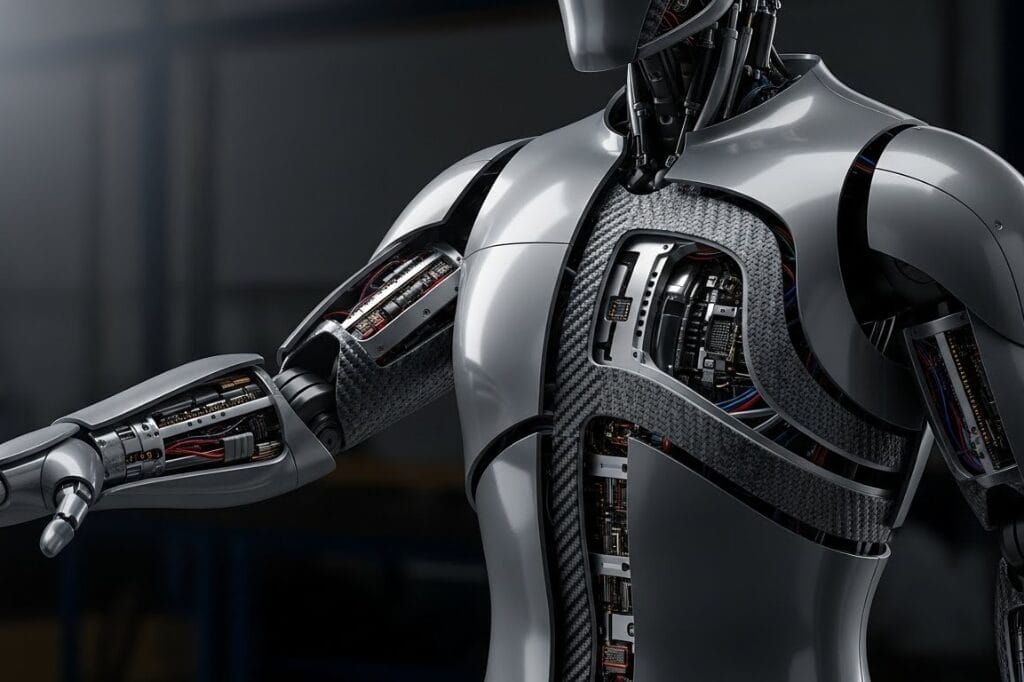 what are humanoid robot shells