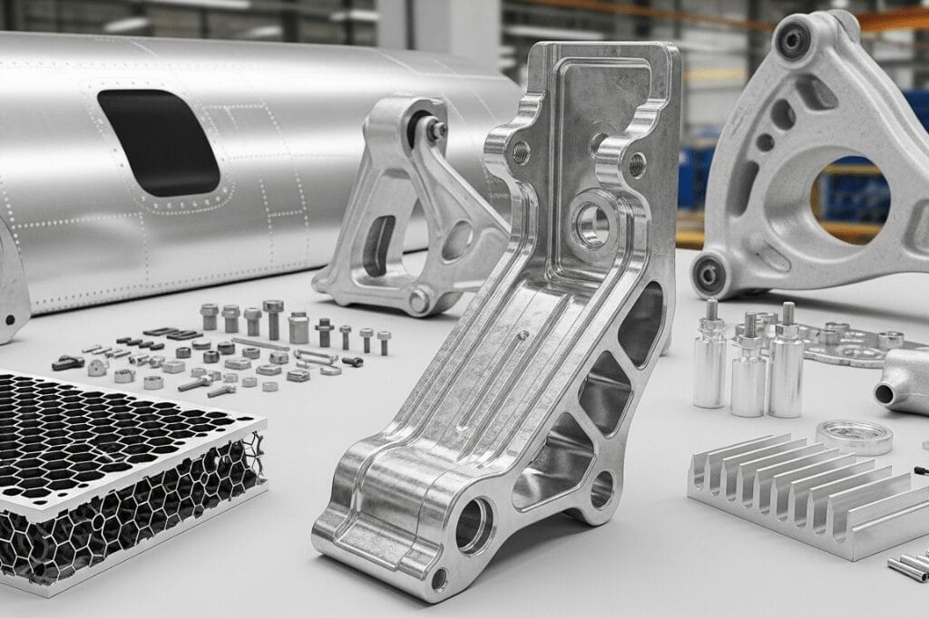 what are the common applications for aluminum cnc machining