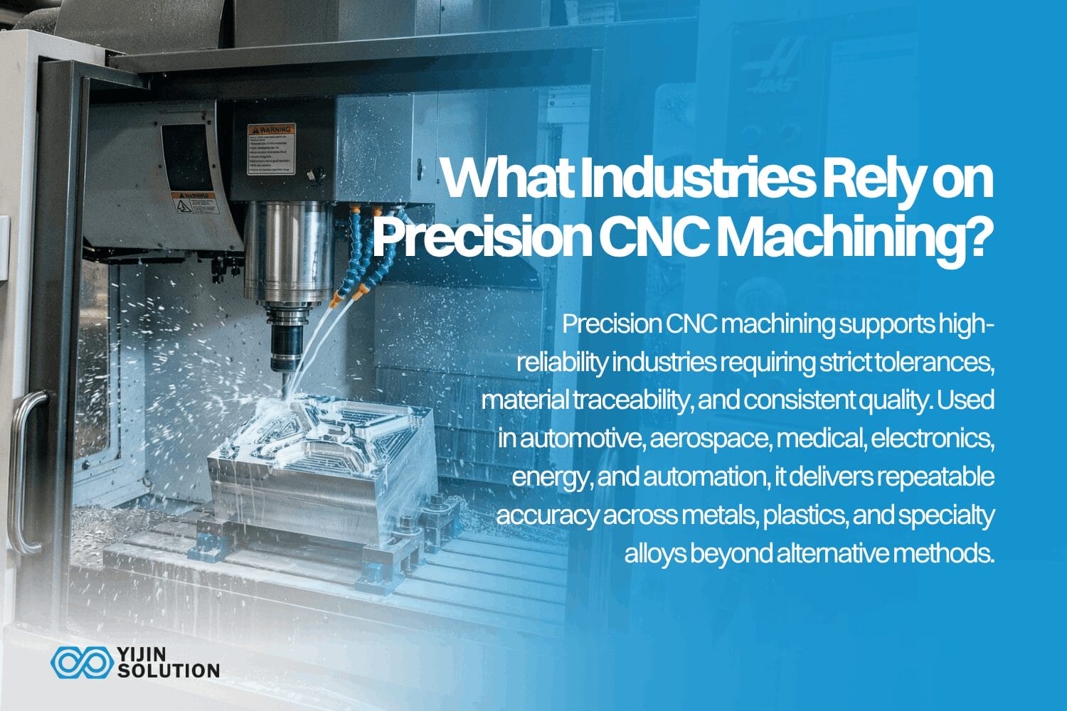 what industries rely on precision cnc machining cnc machining industries served