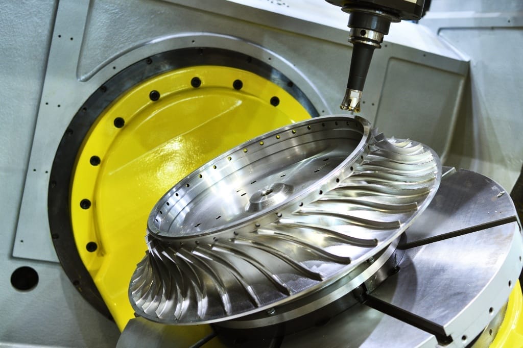 what is a 5 axis cnc machining impeller