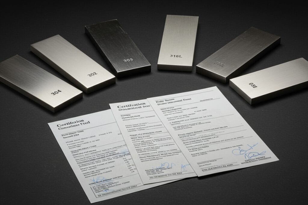 what materials and certifications do we provide stainless steel filter housing