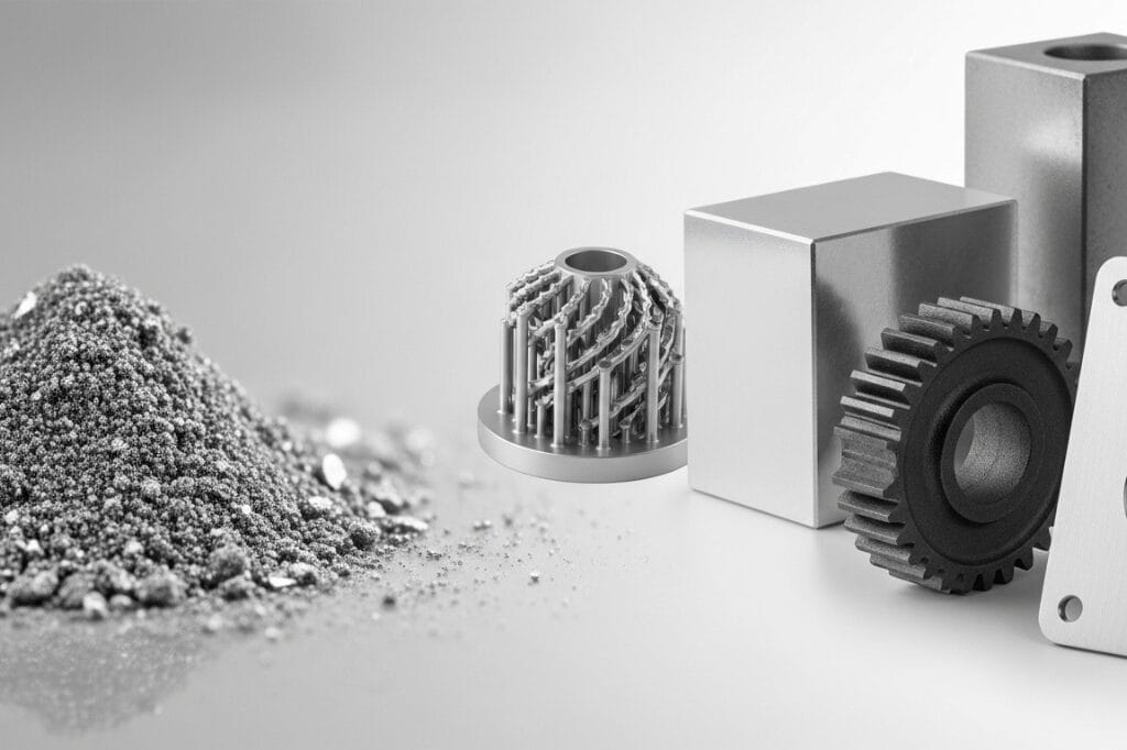 qué materiales podemos procesar con el moldeo por inyección de metales