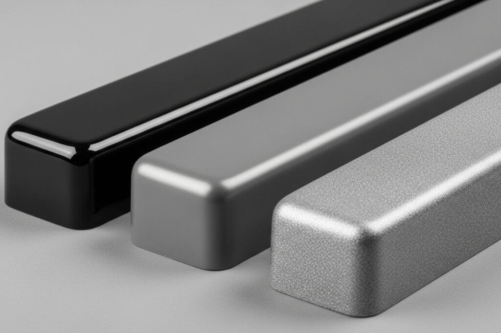 what surface finishes are available for injection molded parts