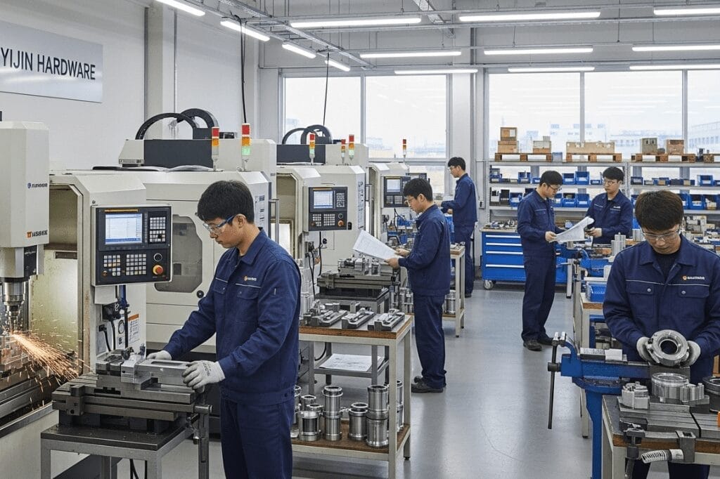 por qué elegir yijin hardware para servicios de punzonado cnc